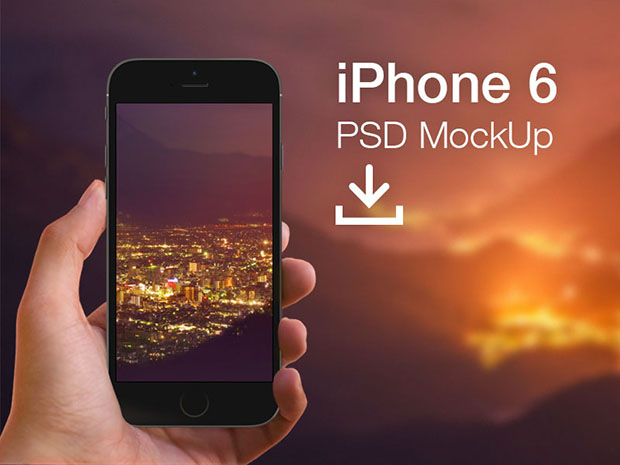 PSD-mockup-of-iPhone-6
