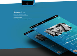 Seven-Music-Music-Player-Application-Design