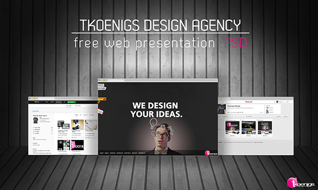 Web-presentation-PSD-Freebie