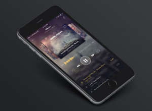 iPhone-6-Music-App-Design-Free-PSD